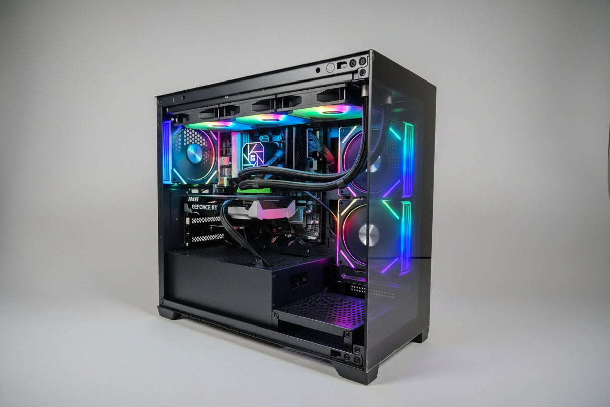 Gaming PC with RGB Lights