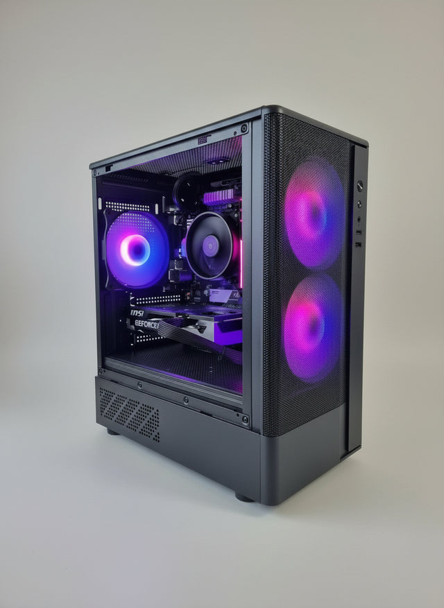 Gaming PC in an ARGB lighting case