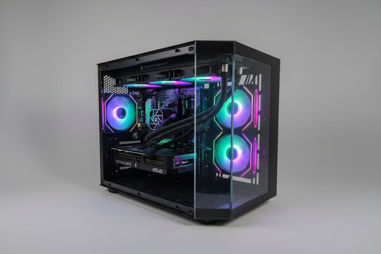 Gaming PC with RGB Lights