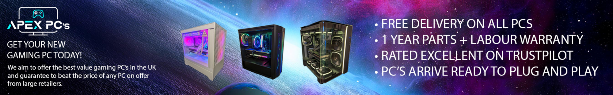 Apex PC's - Get Your New High Performance Gaming PC Today! – ApexPCs