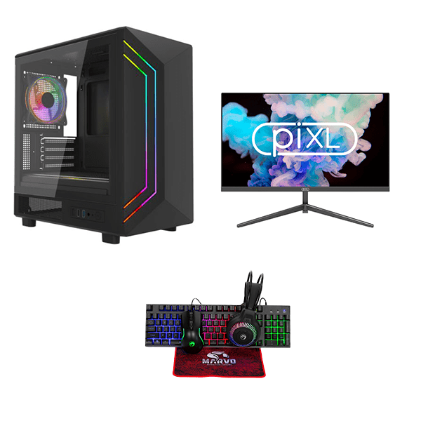 Pc Robal Ryzen 5 5600GT, 512GB NVME,16GB DDR4 Roblox Gaming PC Bundle – ApexPCs